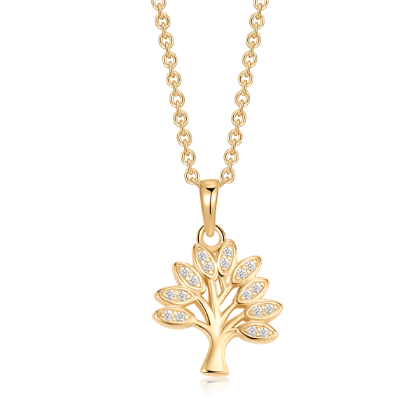 Sølvforgyldt halskæde, von Støvring Design