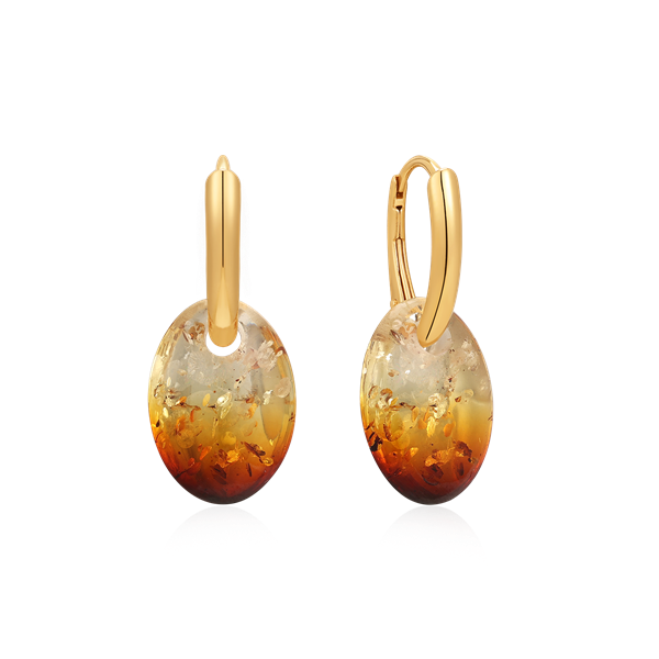 Sølvforgyldt creoler, von Støvring Design