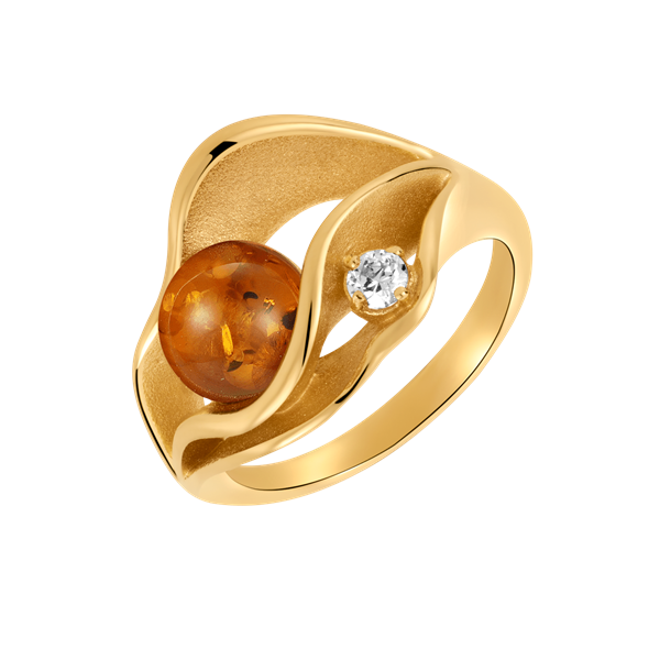 Sølvforgyldt ring, von Støvring Design