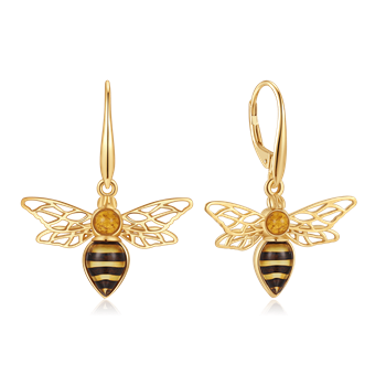 Sølvforgyldt ørehænger, von Støvring Design