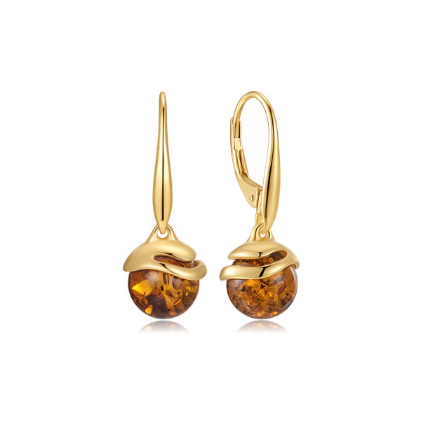 Sølvforgyldt ørehænger, von Støvring Design