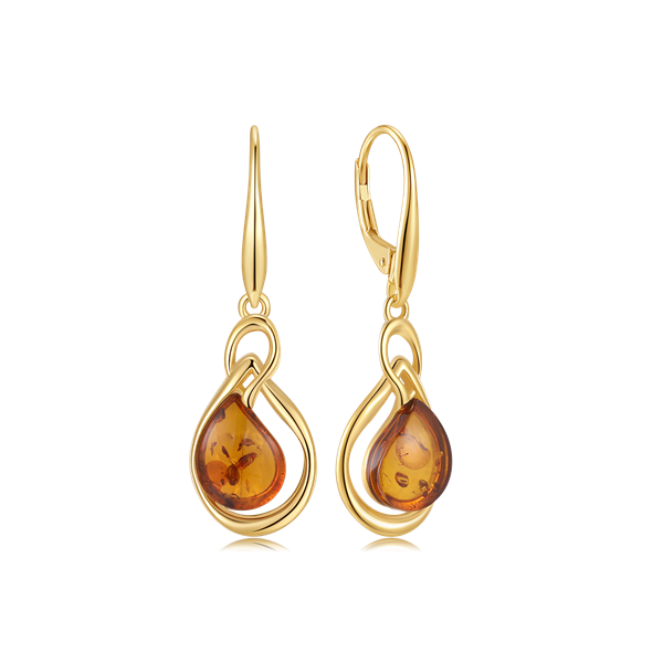 Sølvforgyldt ørehænger, von Støvring Design