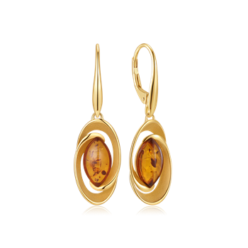 Sølvforgyldt ørehænger, von Støvring Design