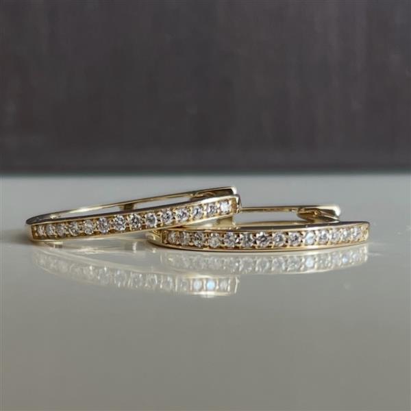 Creol knæk 14 karat 0,12 ct WSI, von L&G