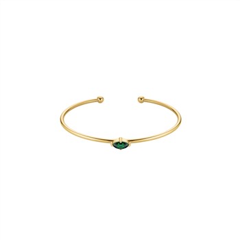 Rosefield Marquise Emerald Bangle JBEMG-J1242, von Rosefield