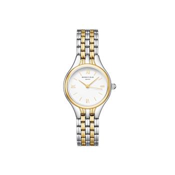 Rosefield Muse Damenuhr in Gold und Silber aus Stahl