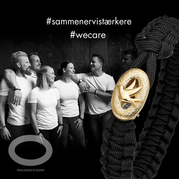 FSTS camouflage armbånd m sølv lås 01, von Aagaard