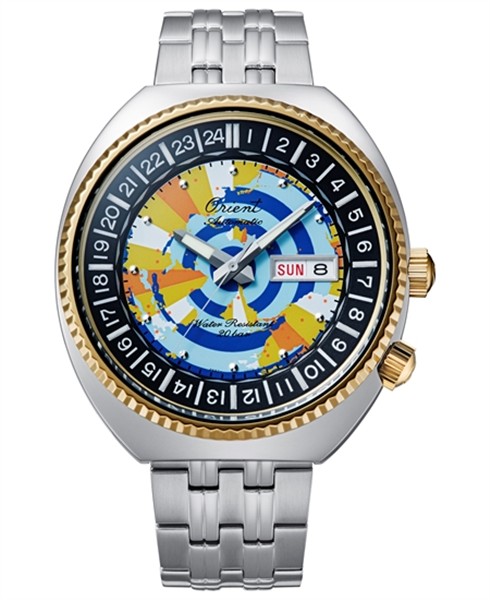 Orient Revival World Map Diver RA-AA0E08Y, von Orient