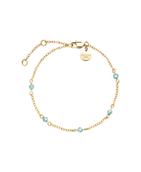 Rosefield Blue 5 Stone Bracelet JBBSG-J814, von Rosefield