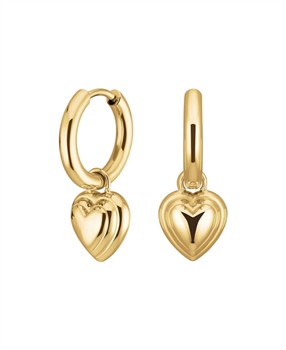 Rosefield Heart Pendant Earrings JEHPG-J985, von Rosefield