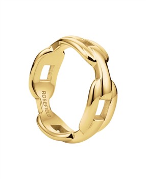 Rosefield Ridged Ring JRRR56G-J765, von Rosefield