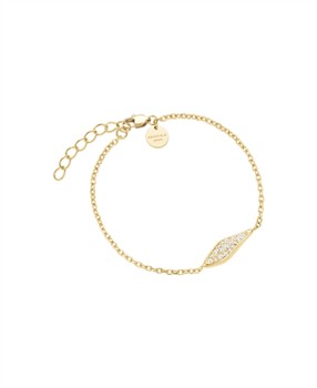 Rosefield Pave Leaf Bracelet JBPLG-J1238, von Rosefield