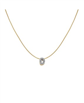 Rosefield Pave Letter D Necklace JNMDG-J1076, von Rosefield
