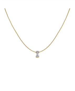 Rosefield Pave Letter I Necklace JNMIG-J1081, von Rosefield