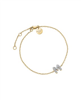 Rosefield Pave Letter M Bracelet JBMMG-J1113, von Rosefield