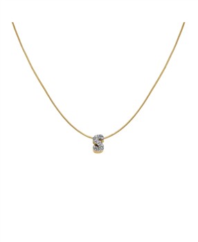 Rosefield Pave Letter S Necklace JNMSG-J1091, von Rosefield