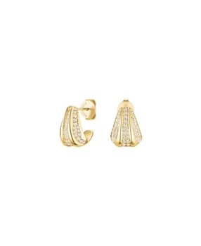 Rosefield Pave Striped Studs JEPSG-J1228, von Rosefield