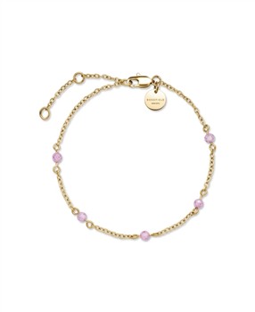 Rosefield Pink 5 Stone Bracelet JBPSG-J813, von Rosefield