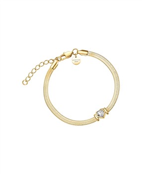 Rosefield Snake Heart Bracelet JBSWG-J1010, von Rosefield