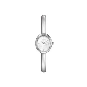Rosefield Studio Damenuhr Edelstahl Bangle mit Perlmuttzifferblatt