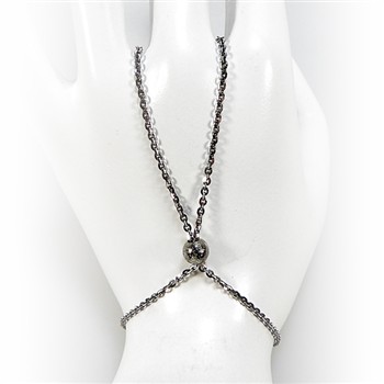 Hand Jewellery Sterlingsølv/925  Black rhodium L, von San - Links of Joy