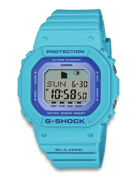 Casio G-Shock GLX-S5610-2ER, blau, digitales Display, wasserdicht 20 Bar, Alarm, Chronograph.
