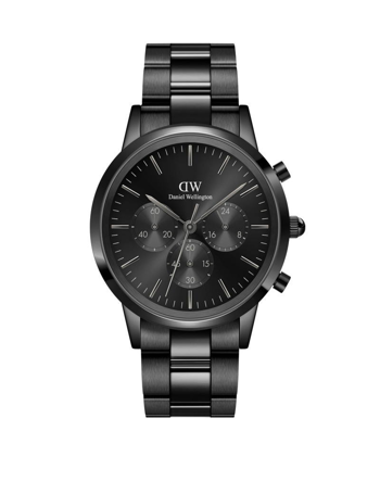 ADW00100642, Daniel Wellington Iconic Chronograph Quartz Herre m/lænke