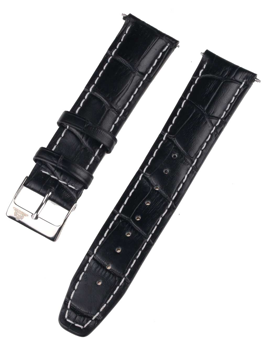 Model 22 mm schwarz - silber, autoriseret forhandler Uhren-und-Schmuck.shop - Tysk