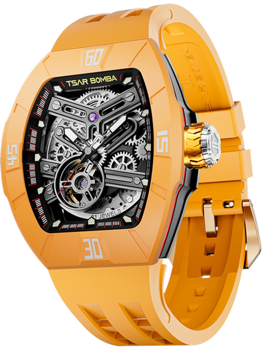 Model TB8218-Fluororubber-DynamicYellow, autoriseret forhandler Uhren-und-Schmuck.shop - Tysk